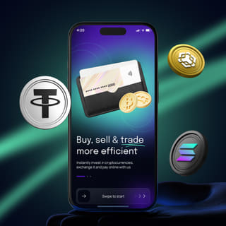 Aplicación de trading de Solano Bursencia mostrada en un dispositivo móvil